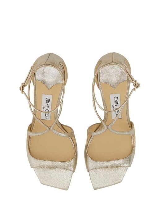Jimmy Choo Metallic Azia Pumps
