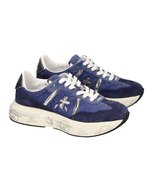 Premiata Blue Sneakers Blu