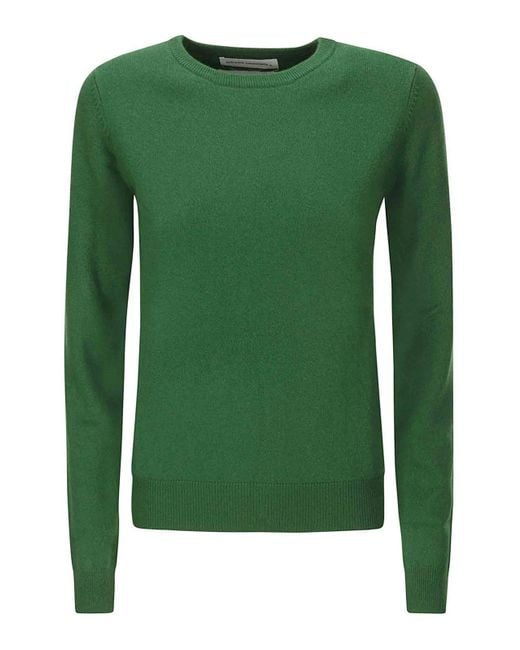 Extreme Cashmere Green Crew Neck Sweater
