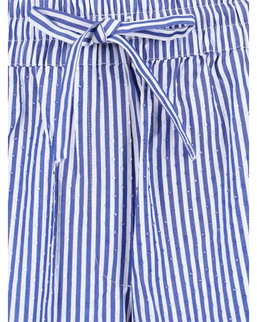 P.A.R.O.S.H. Blue Striped Trousers