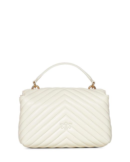 Pinko White Mini Lady Love Bag Puff Bag