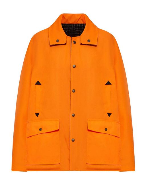 Maison Margiela Orange Reversible Sports Jacket