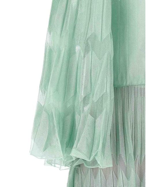 Antonino Valenti Green Mariko Mori Long Dress