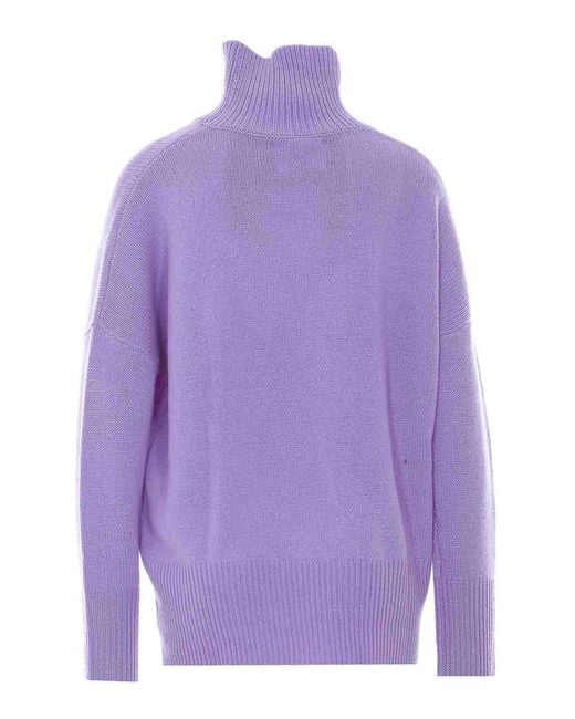 Lisa Yang Purple Heidi Sweater
