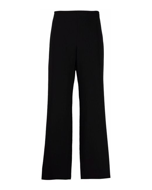 Emporio Armani Black Viscose Blend Pants