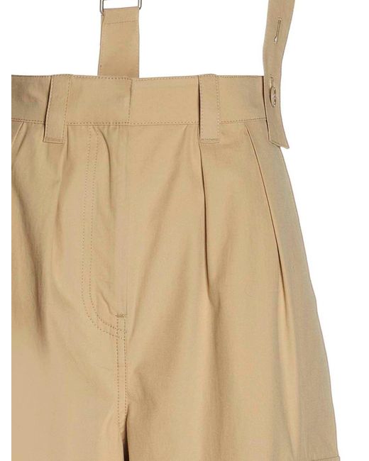 KENZO Metallic Brace Cargo Pants