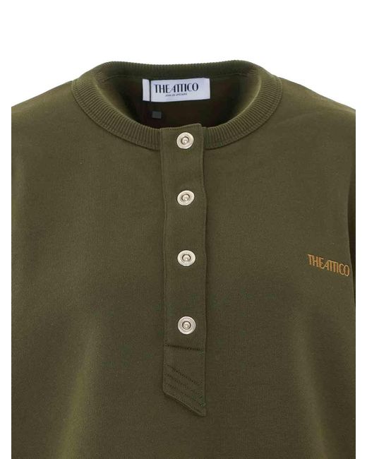 The Attico Green Sweatshirt