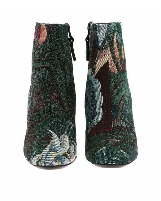 KENZO Green Daria Ankle Boots
