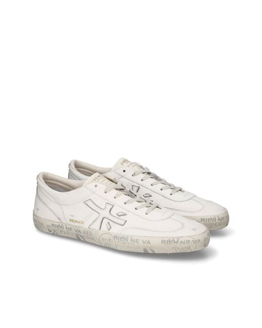Premiata White David Sneakers for men