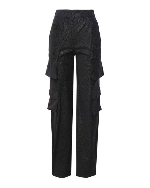 ALBERTO AUDENINO Black Batik Trousers
