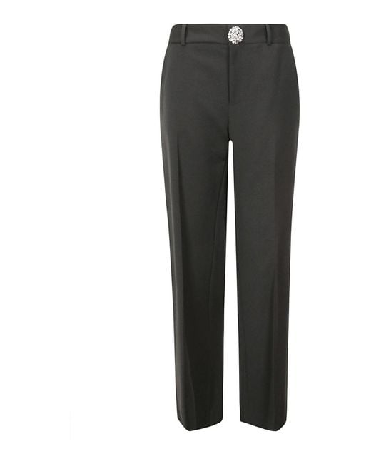 Area Gray Casual Trousers