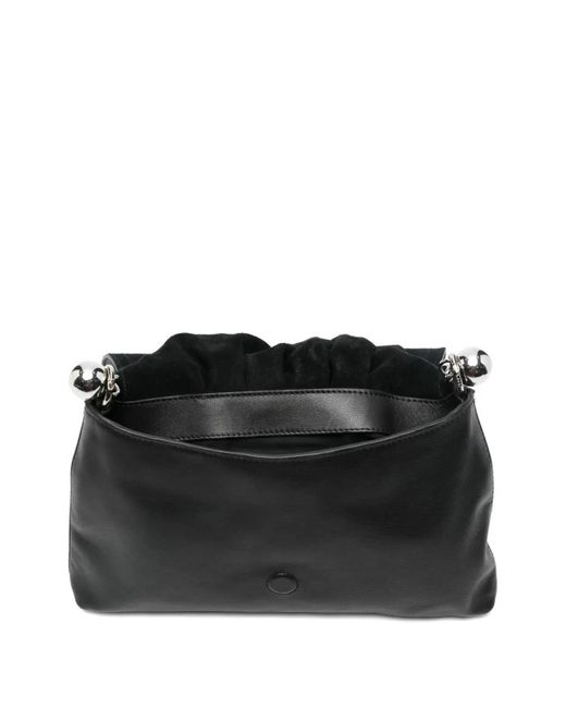 Isabel Marant Black Bolton Pouch Leather Shoulder Bag