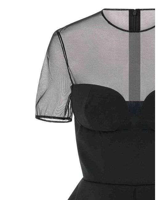 Nensi Dojaka Black Virgin Wool Tank Tops