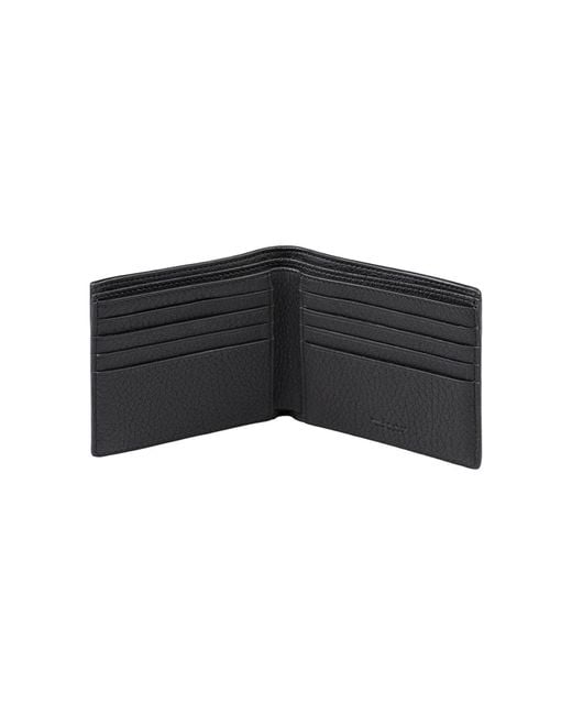 Kiton Gray Deerskin Wallet for men