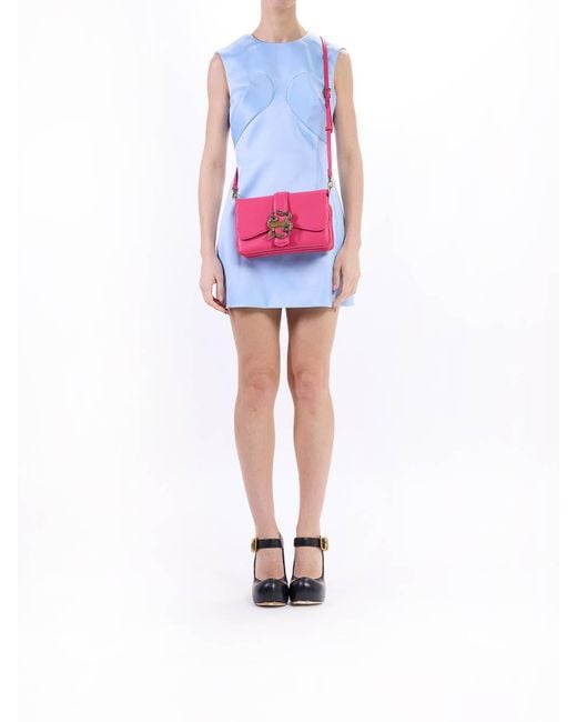 Just Cavalli Pink Iconic Snakes Bag 4