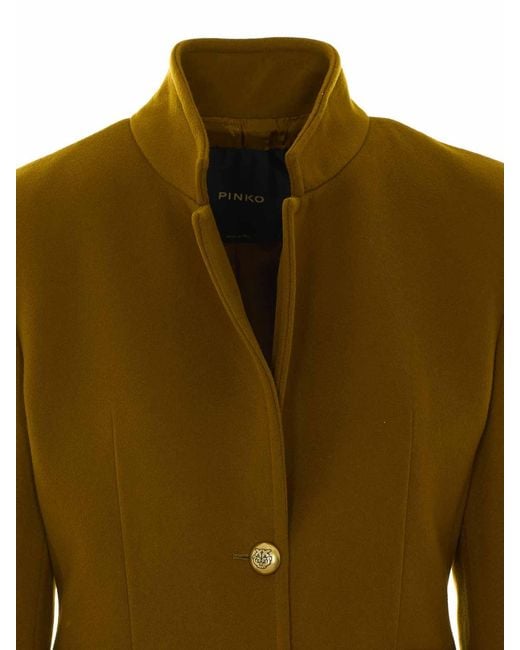 Pinko Green Verici Coat