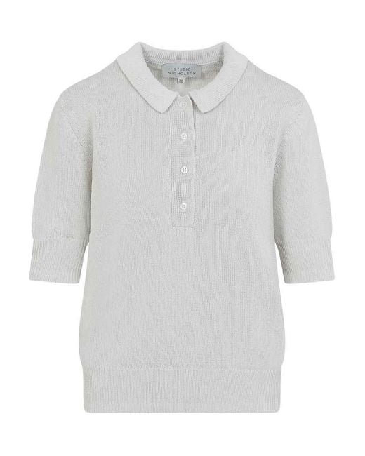 Studio Nicholson White Tolsa Polo