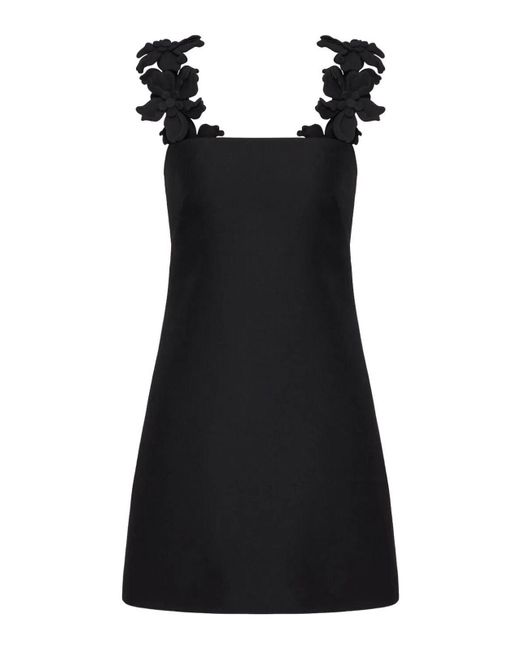 Valentino Black Embroidered Dress