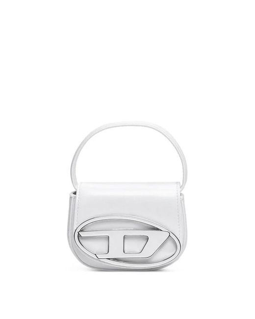 DIESEL White Tote Bag