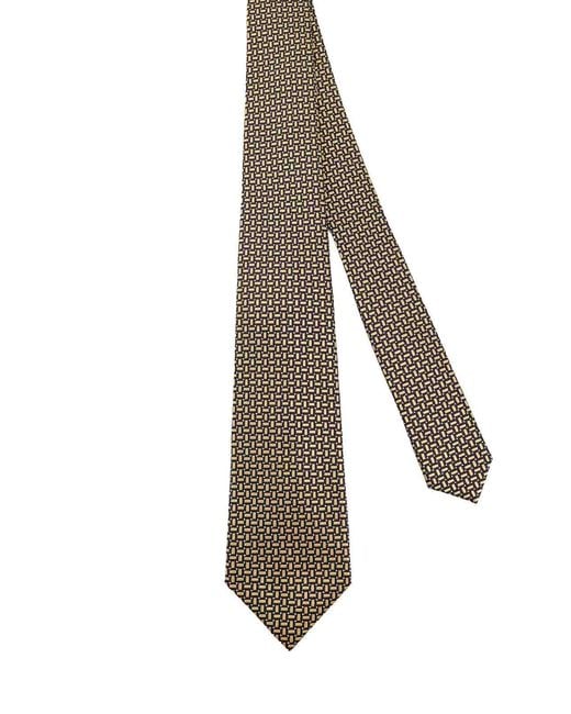 Kiton Red Silk Tie for men