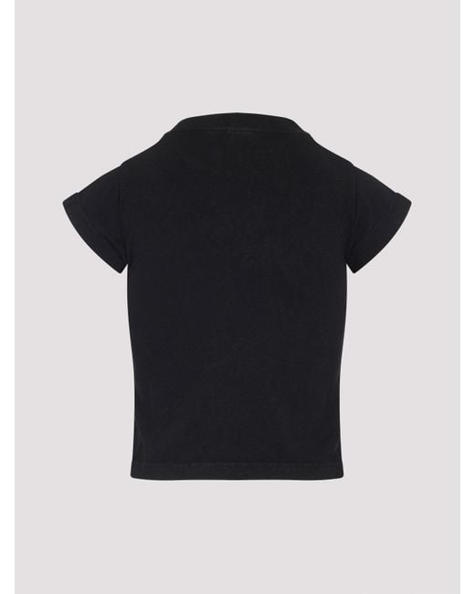 Balenciaga Black T-Shirt With Colorful Print
