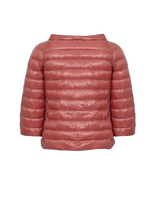 Herno Red Reversible Down Jacket