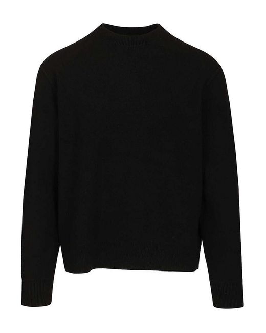 Acne Black Cashmere Sweater for men