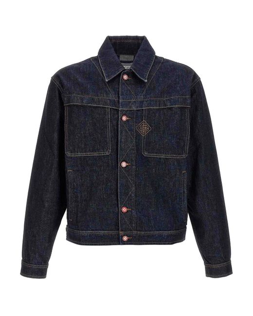 Casablanca Blue Denim Jacket for men