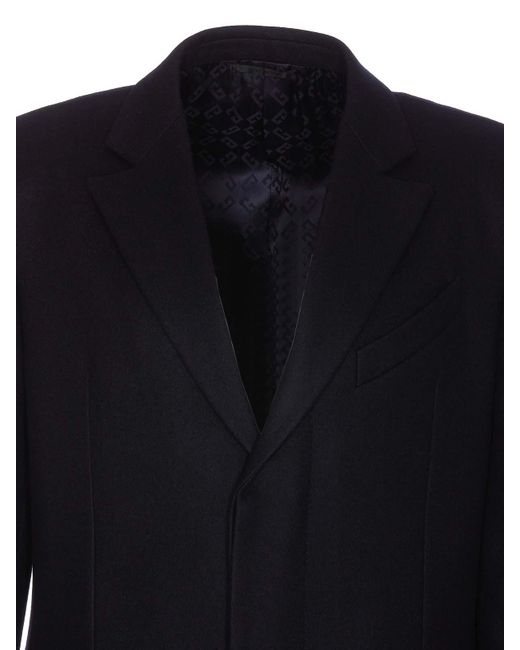 Givenchy Blue Wool Coat for men