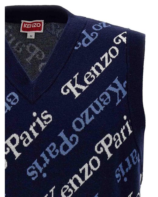 KENZO Blue By Vest Vest for men