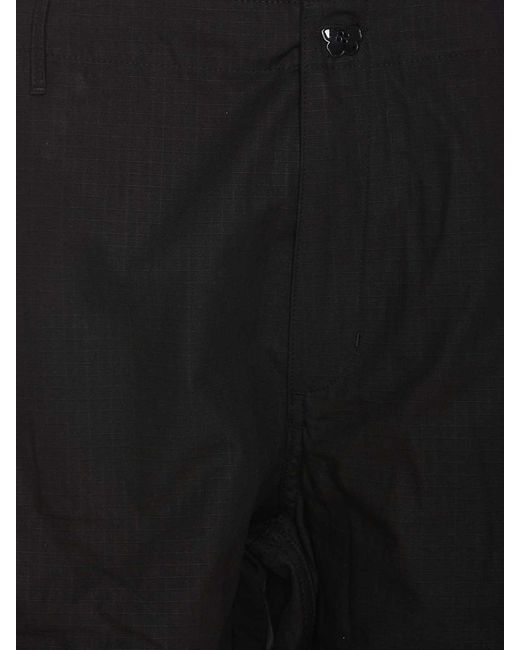 KENZO Black Paris Cargo Workwear Shorts for men