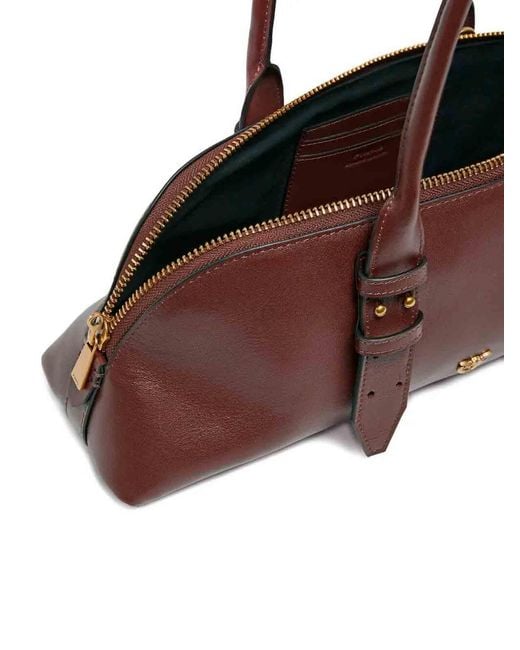 Pinko Brown Big Bowling Bag Horizontal