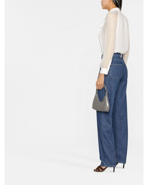 Emporio Armani White Silk Blouse