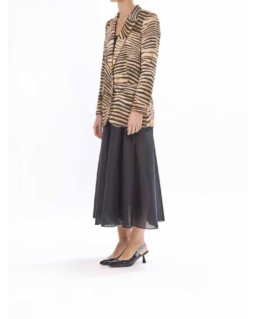 Just Cavalli Multicolor Giacca Completo Cady Animalier