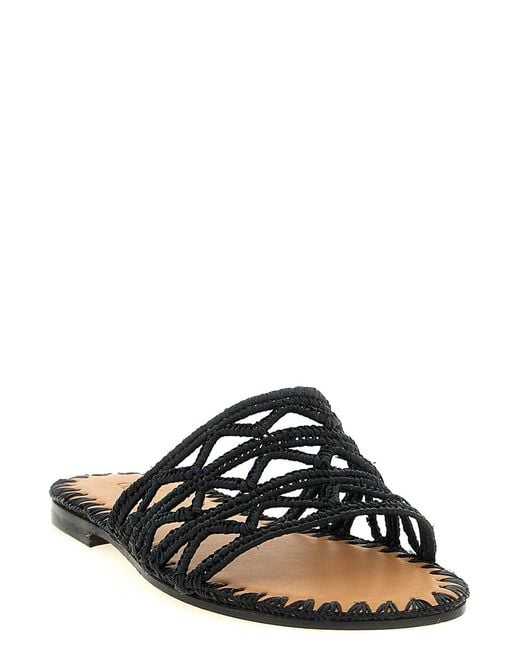 Odissi Black Evie Slides