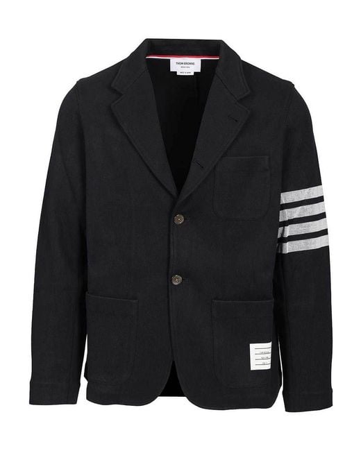 Thom Browne Black Sack Blazer for men