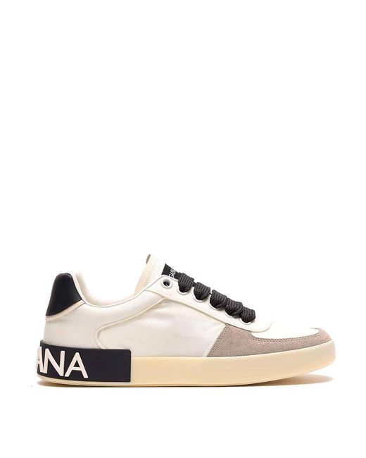 Dolce & Gabbana Natural Portofino Sneakers for men