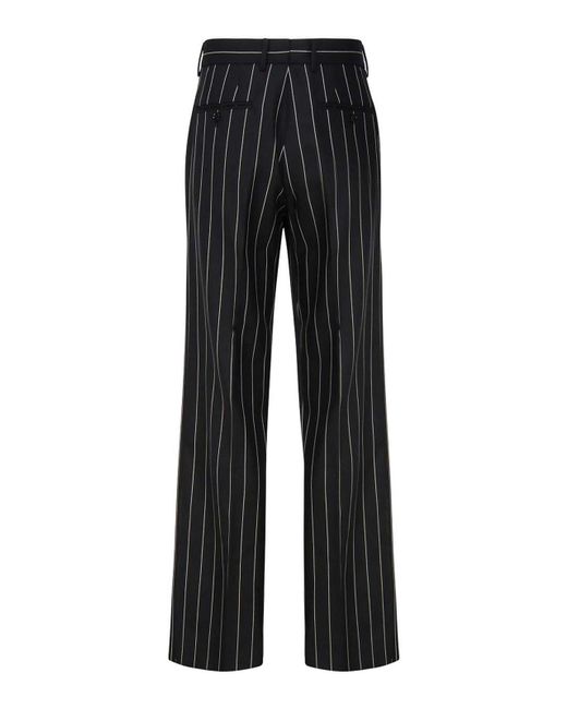Dolce & Gabbana Black Tailored Pants for men