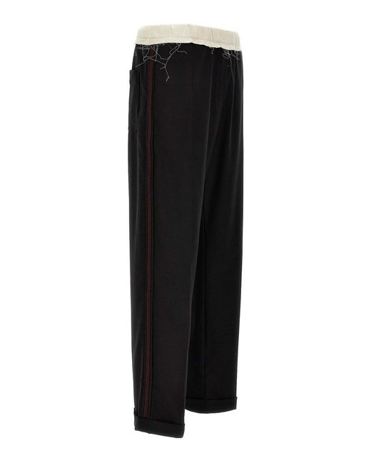 Wales Bonner Black Seine Pants for men