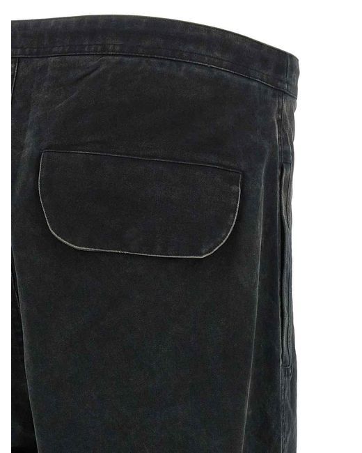 Entire studios Black Barren Cargo Pants for men