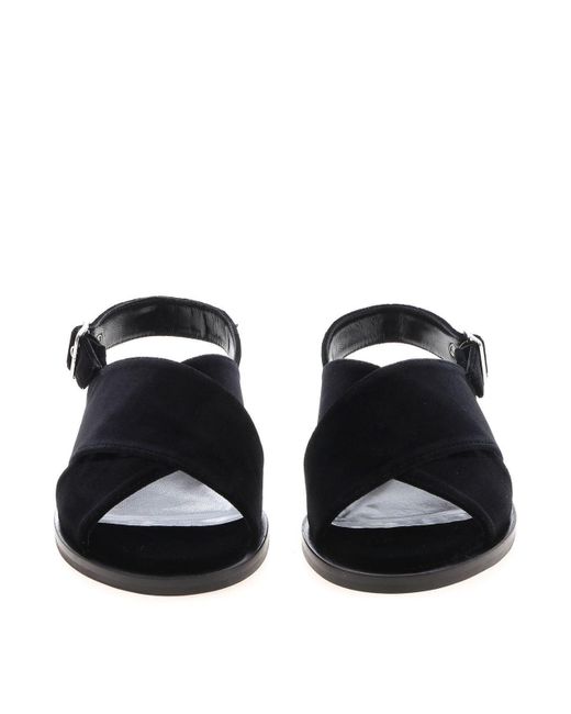 McQ Alexander McQueen Black Kim Sandals In With Braided Bands