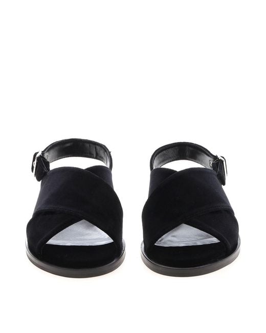 McQ Alexander McQueen Black Kim Sandals