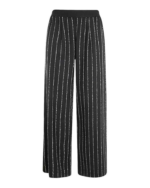 Maria Calderara Black Over Trousers