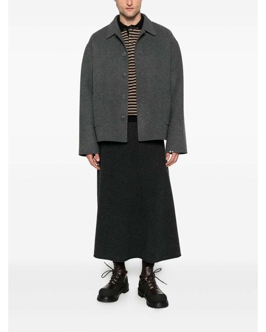 Extreme Cashmere Black Long Skirt