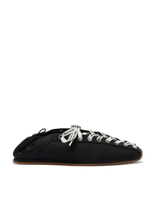 Ganni Black Sporty Ballerina