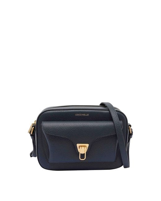 Coccinelle Blue Beat Soft Crossbody Bag