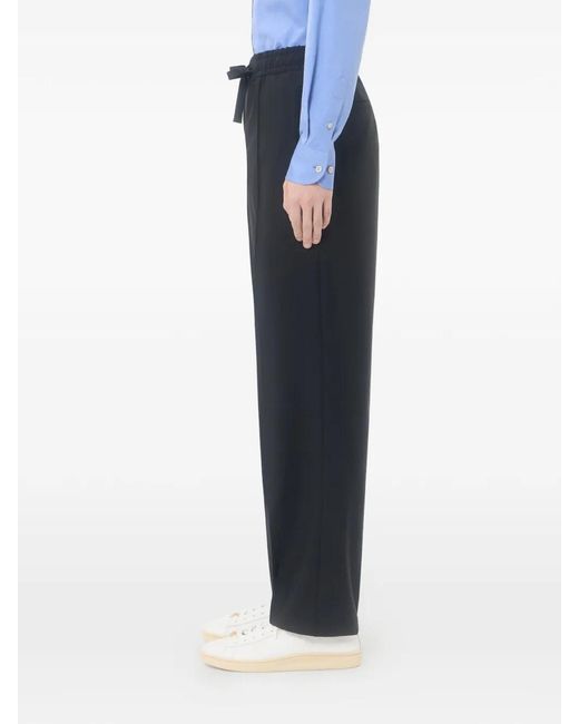 Valentino Garavani Black Ricamo Pants