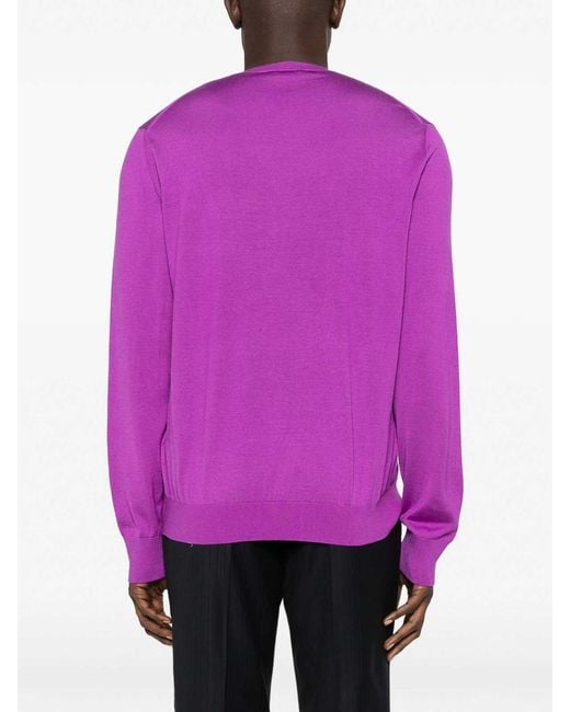 Tom Ford Purple Sweater for men