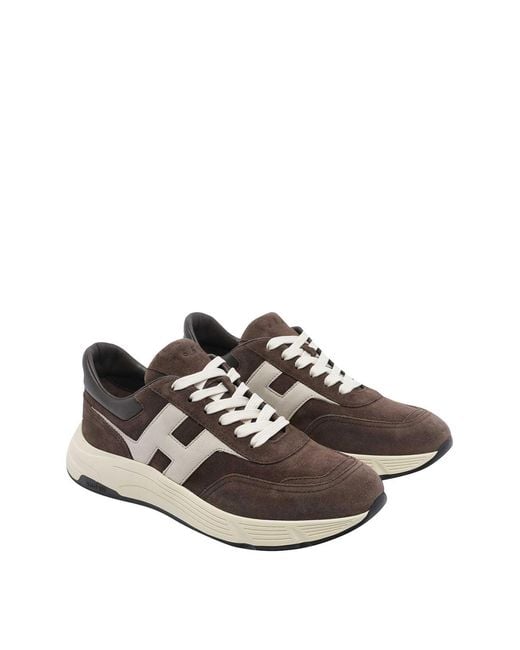 Hogan Brown Hyperlight Sneakers for men