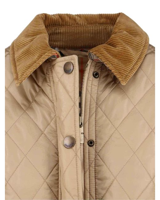 Burberry Natural Quilted Jacket
